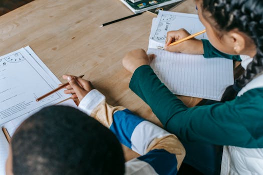 classroom with diverse students engaged