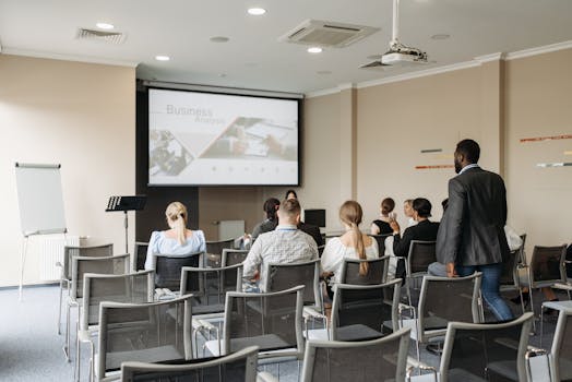 Participants collaborating in an interactive workshop