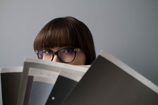 scientist reviewing research papers